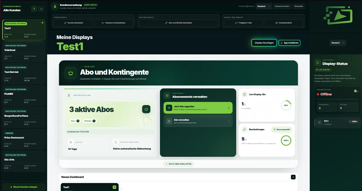 Verwaltung displaynav.com